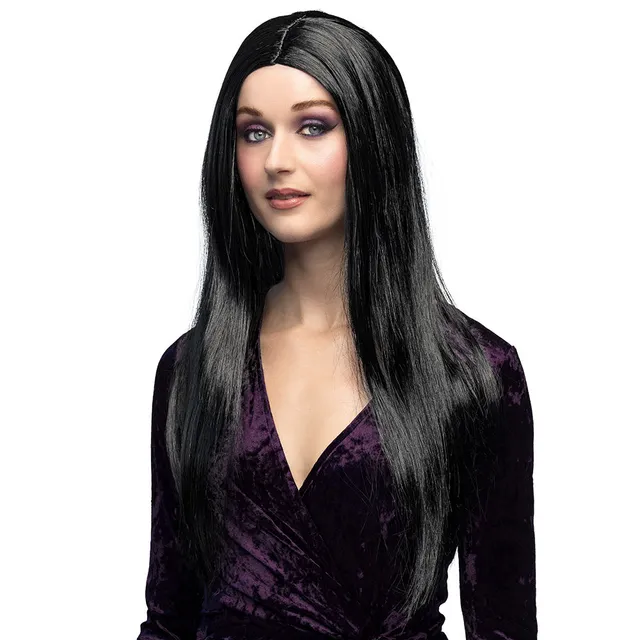 das-kost-mland-accessoires-per-cke-hexe-aurora-damen-schwarz-lang image 1
