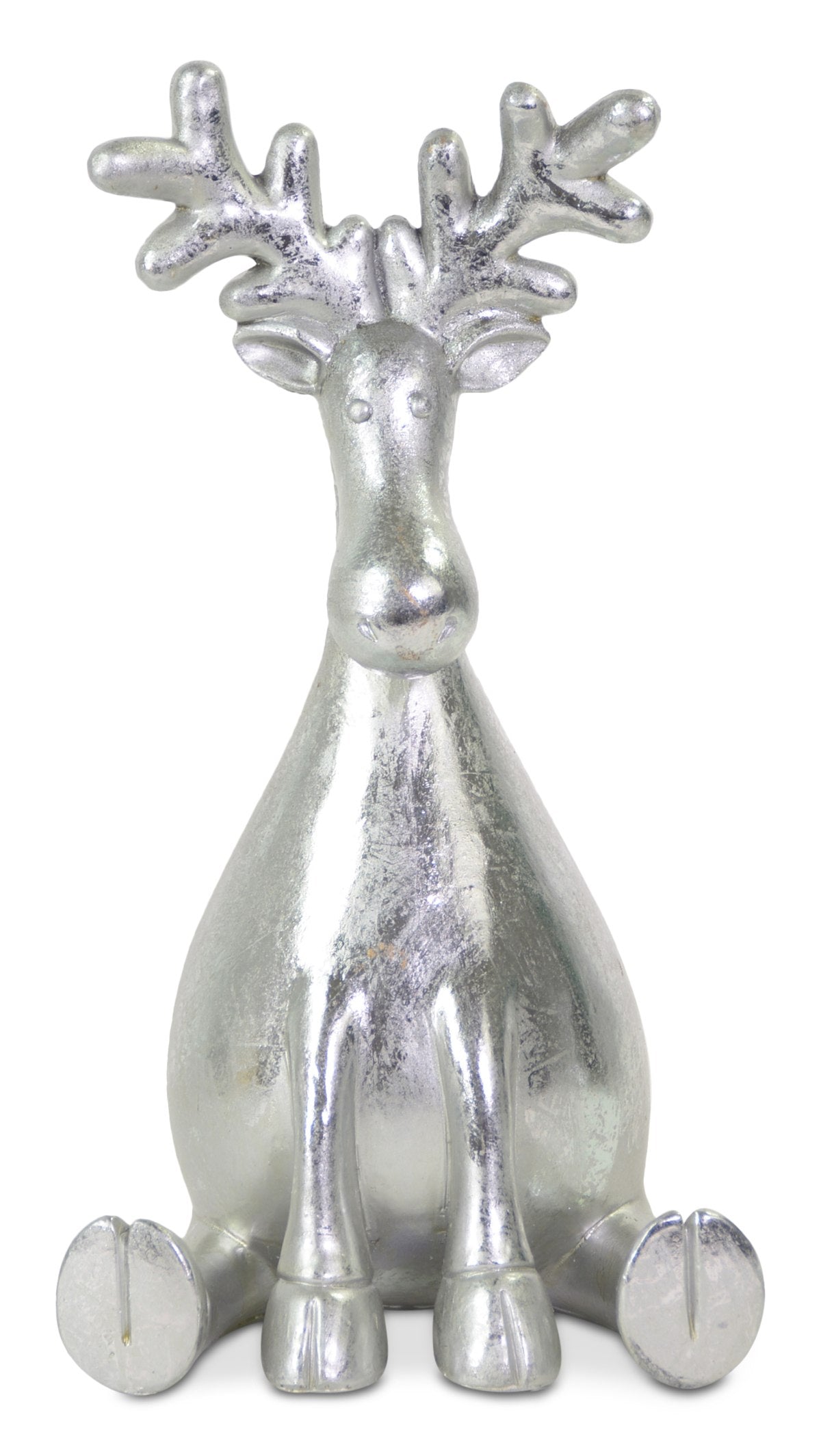 das-kost-mland-dekofigur-elch-harry-15x27-cm-silber-advent image 1