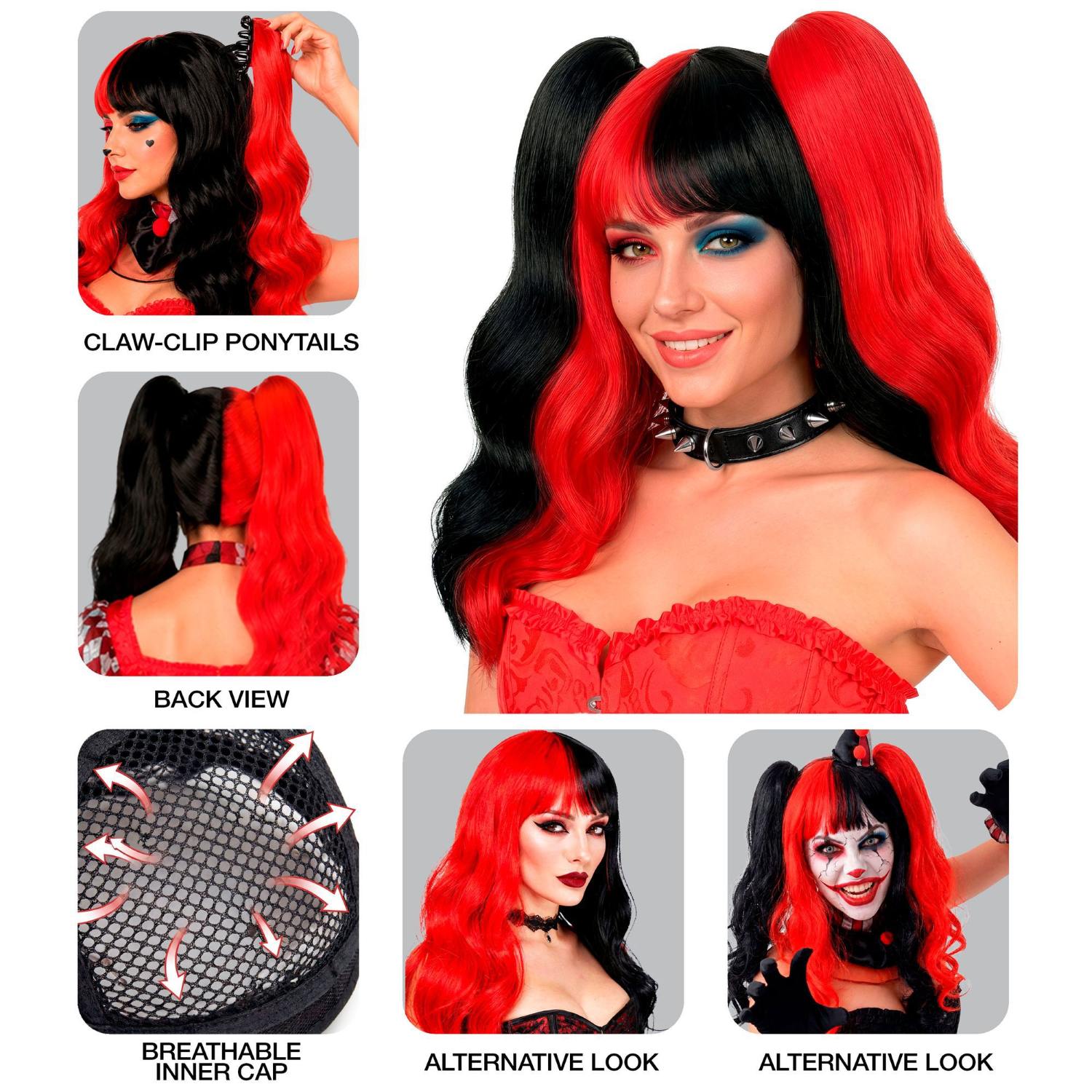 das-kost-mland-harlekin-per-cke-extensions-schwarz-rot image 5