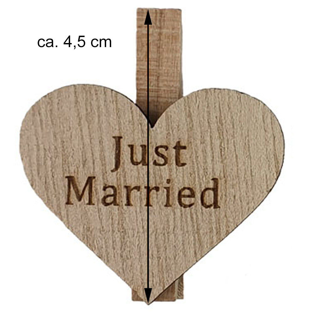 riffelmacher-dekoklammern-just-married-4-5cm-6tlg-holz image 3