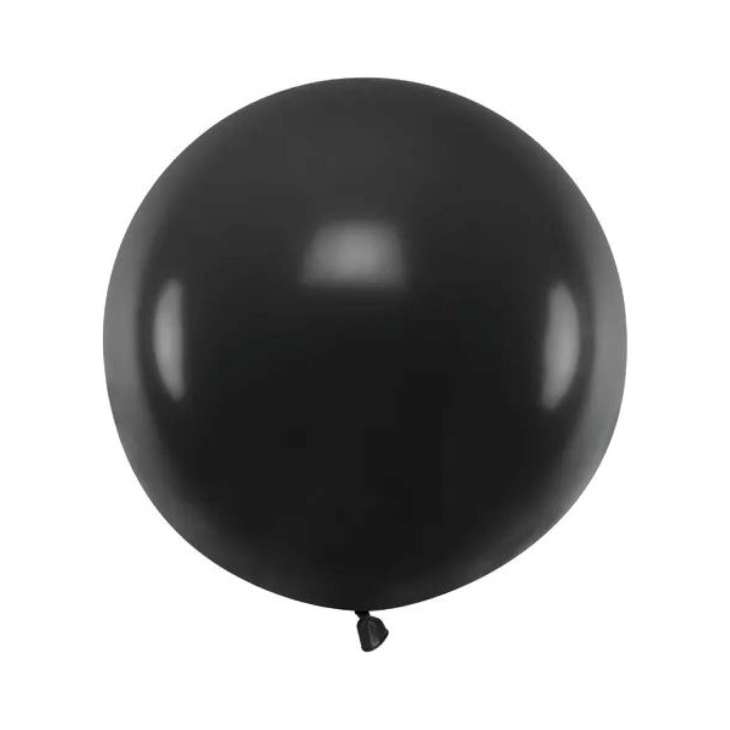 das-kost-mland-riesenballon-pastell-schwarz-60-cm-latex image 1