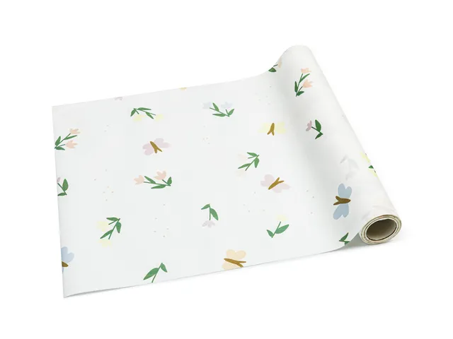 das-kost-mland-deko-tischl-ufer-blumen-schmetterlinge-5m image 1