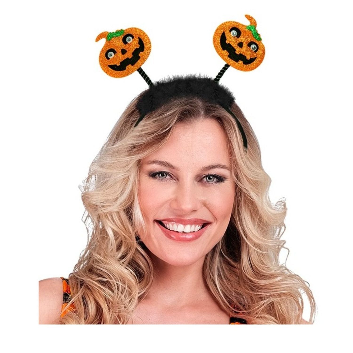 das-kost-mland-halloween-haarreif-k-rbis-schwarz-orange-wippeffekt image 4