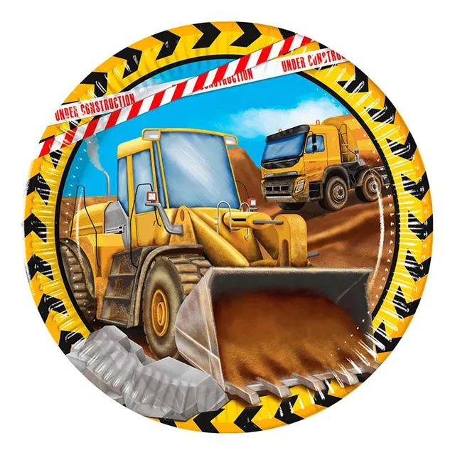 das-kost-mland-dekorationen-pappteller-baustelle-23cm-6stk image 1
