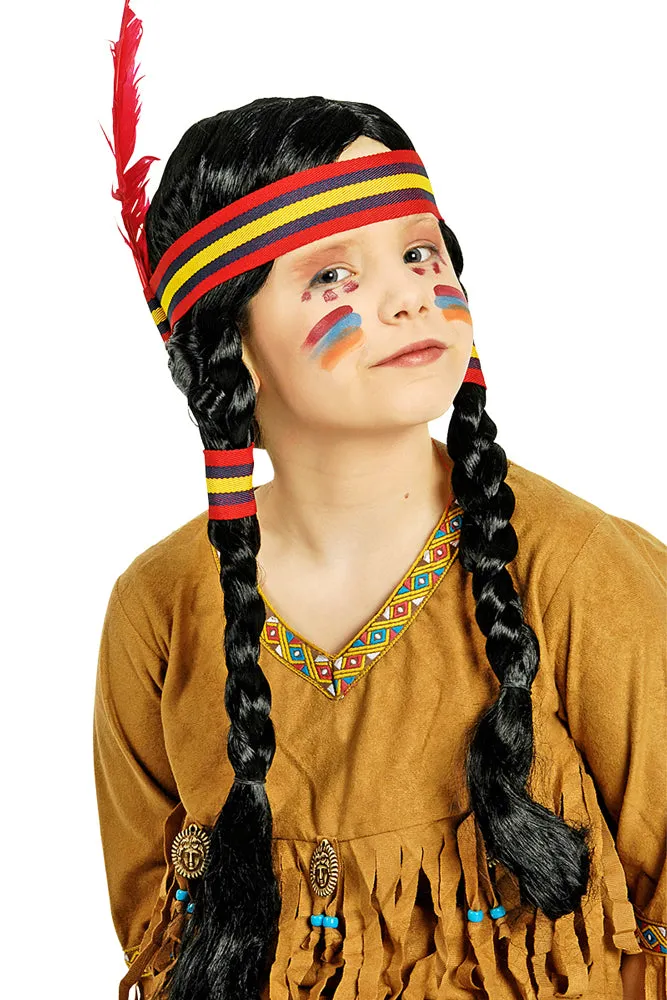 das-kost-mland-per-cke-indianerin-kinder-z-pfe-feder-stirnband image 1