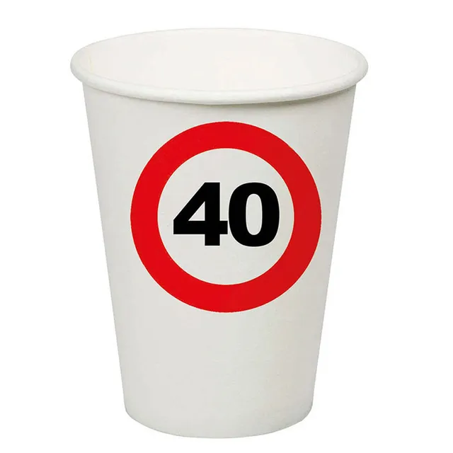 das-kost-mland-pappbecher-verkehrsschild-40-becher-250ml-8-stk image 1