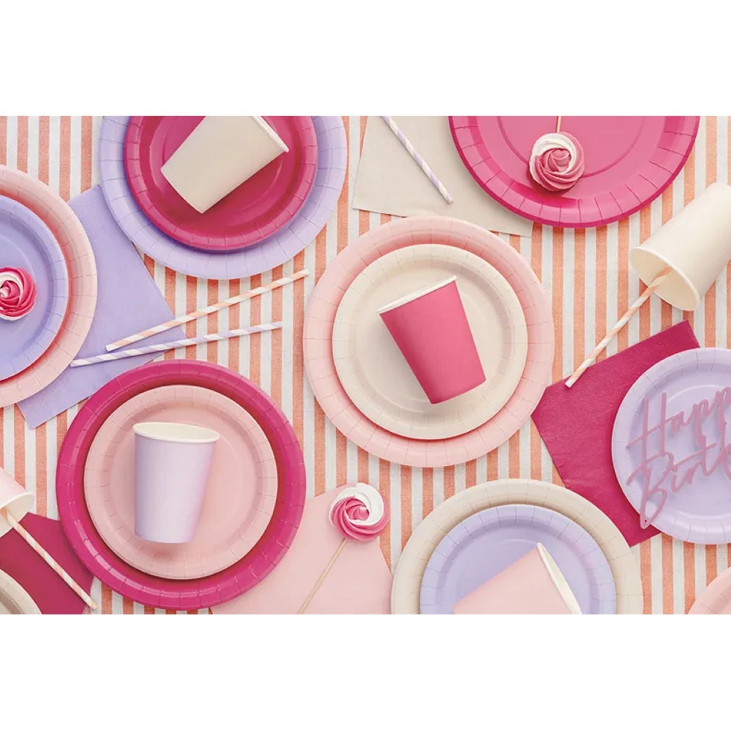 das-kost-mland-uni-servietten-papierservietten-pink-20-st-ck-33cm image 4