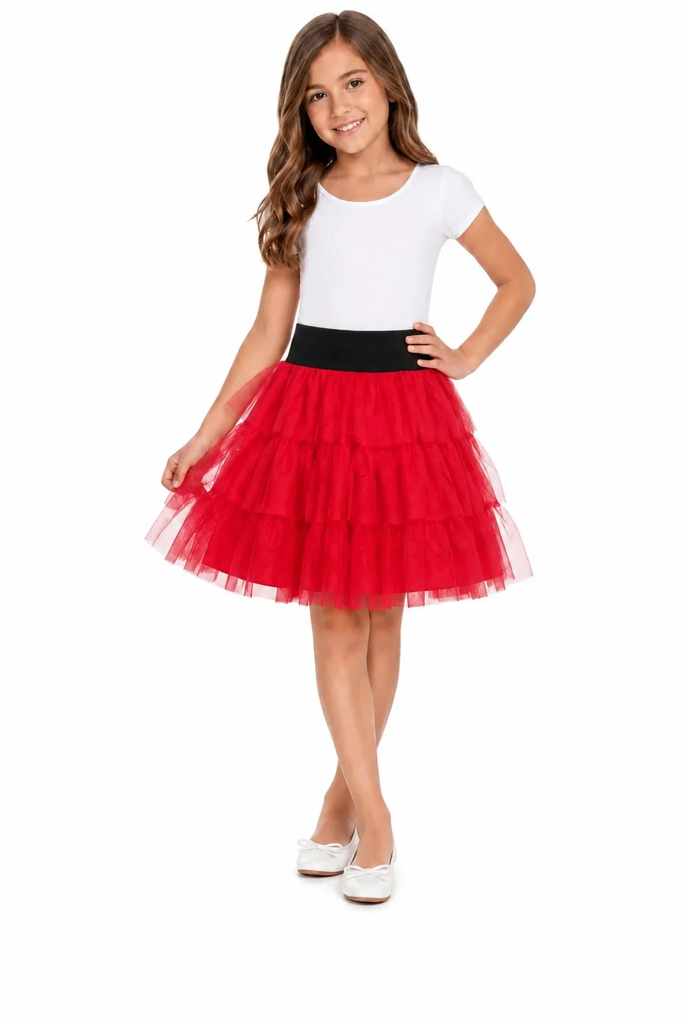das-kost-mland-m-dchen-petticoat-t-llrock-rot-116-164 image 1