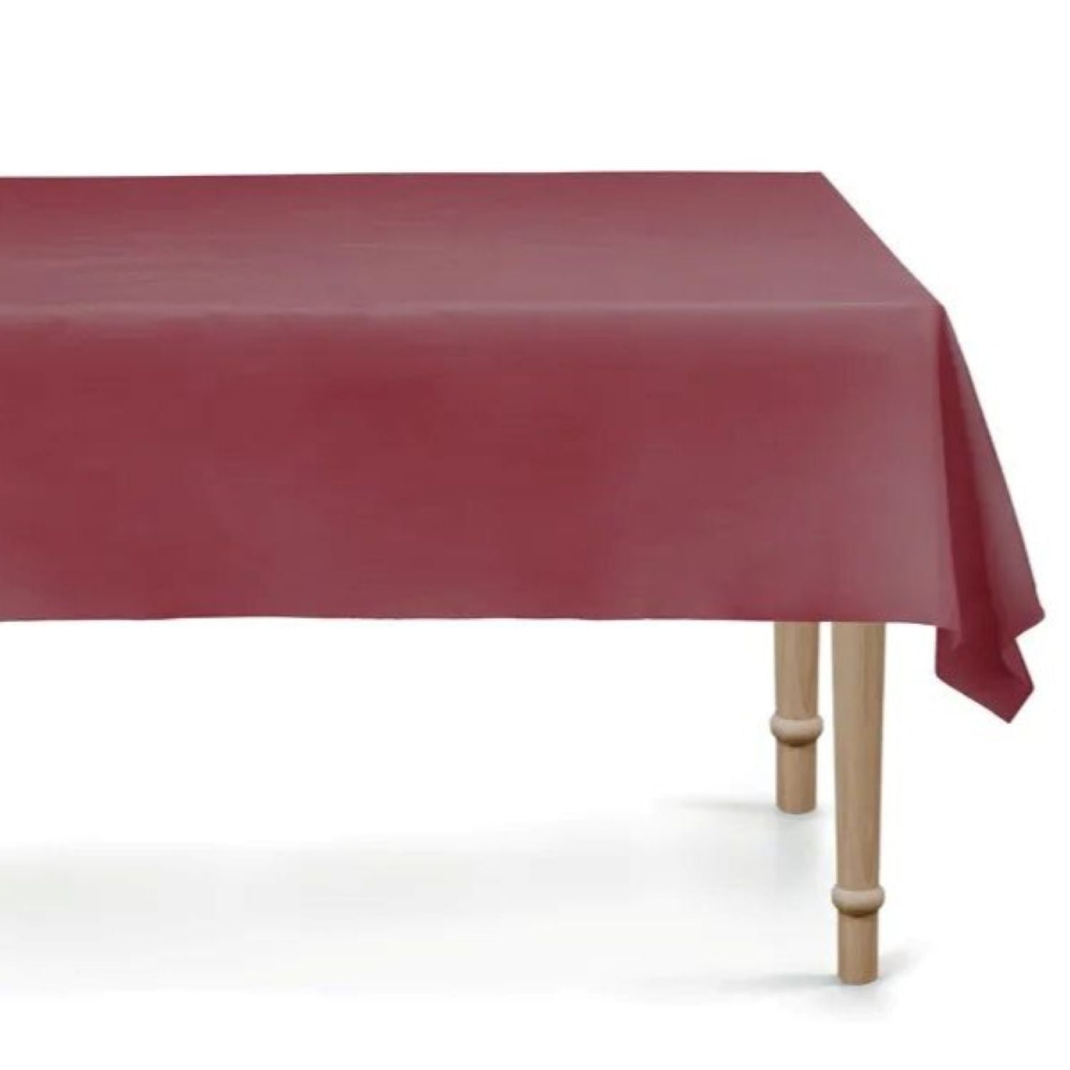 das-kost-mland-dekorationen-tischdecke-pvc-dunkelrot-137x183 image 2