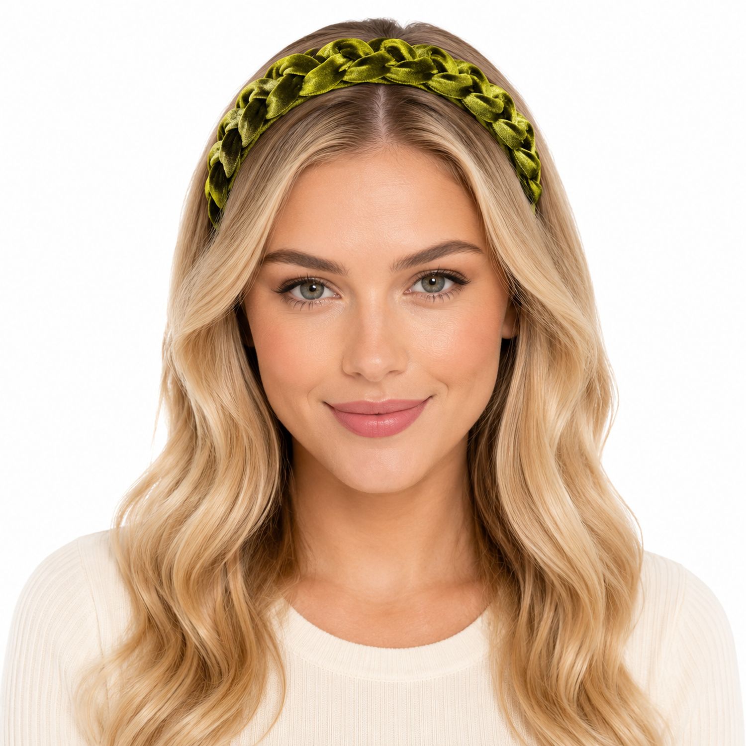 das-kost-mland-accessoires-samt-haarreif-aneta-braun-geflochten image 4