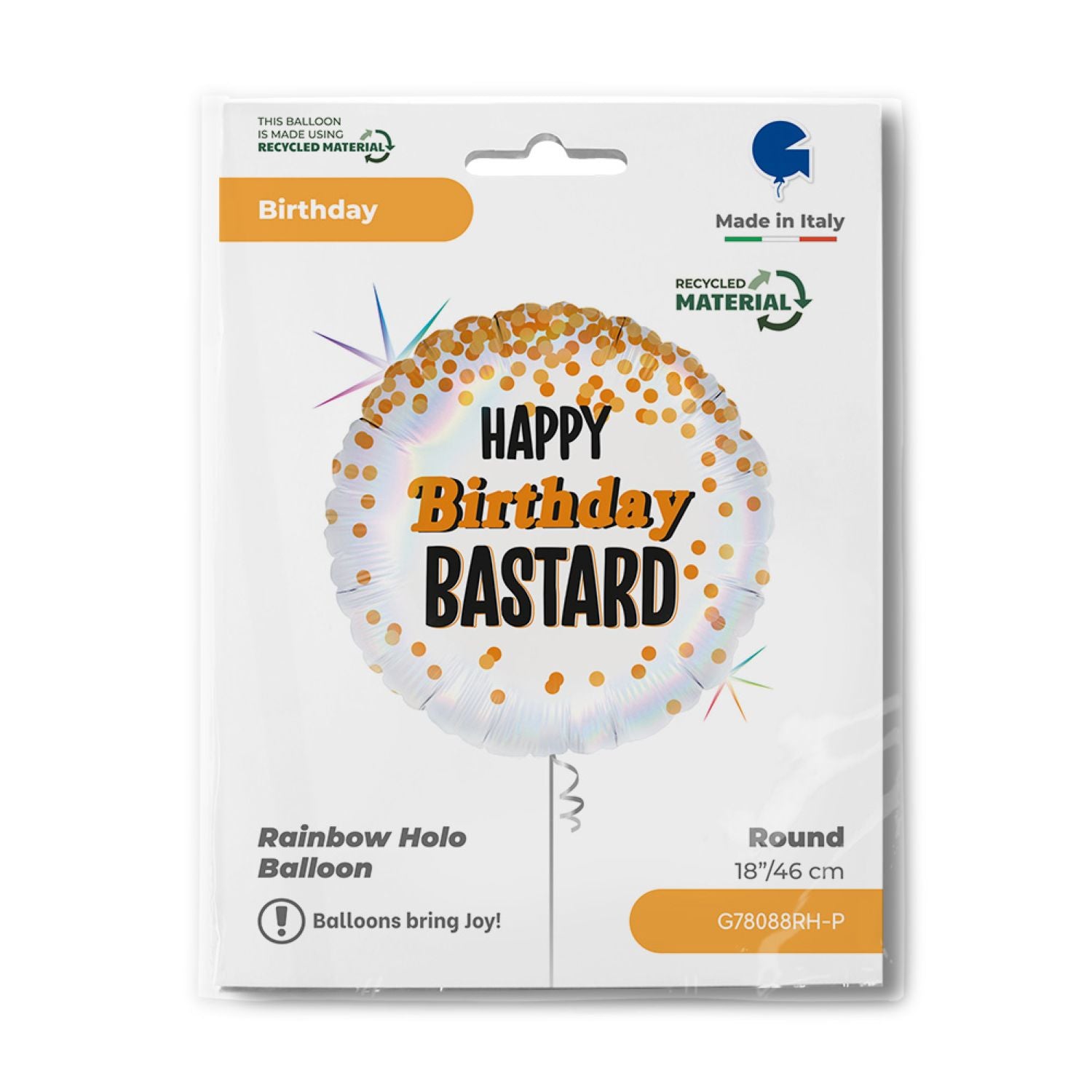 das-kost-mland-folienballon-happy-birthday-holo-46cm image 2