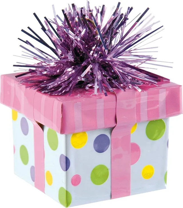 das-kost-mland-dekorationen-ballongewicht-geschenk-rosa-170g image 1
