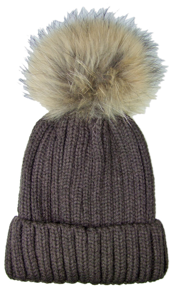 das-kost-mland-accessoires-beanie-strickm-tze-fellbommel-dunkelbraun image 1