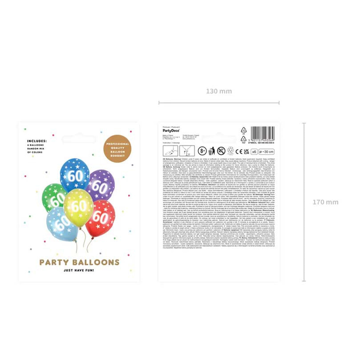 das-kost-mland-dekorationen-latexballon-happy-birthday-6st-zahl-60 image 2