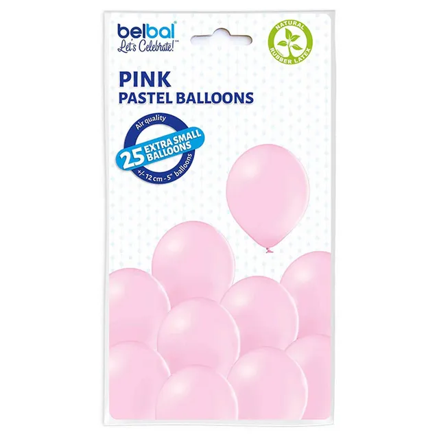 das-kost-mland-luftballon-unifarben-pink-12cm-25-st-ck image 1
