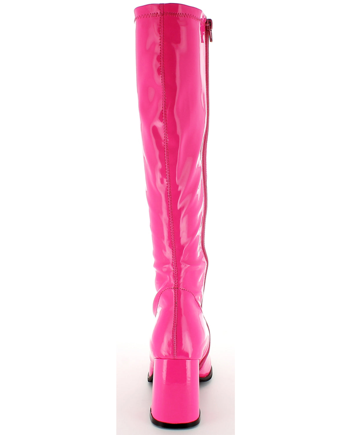 das-kost-mland-gogo-retro-lackstiefel-damen-pink-blockabsatz image 7