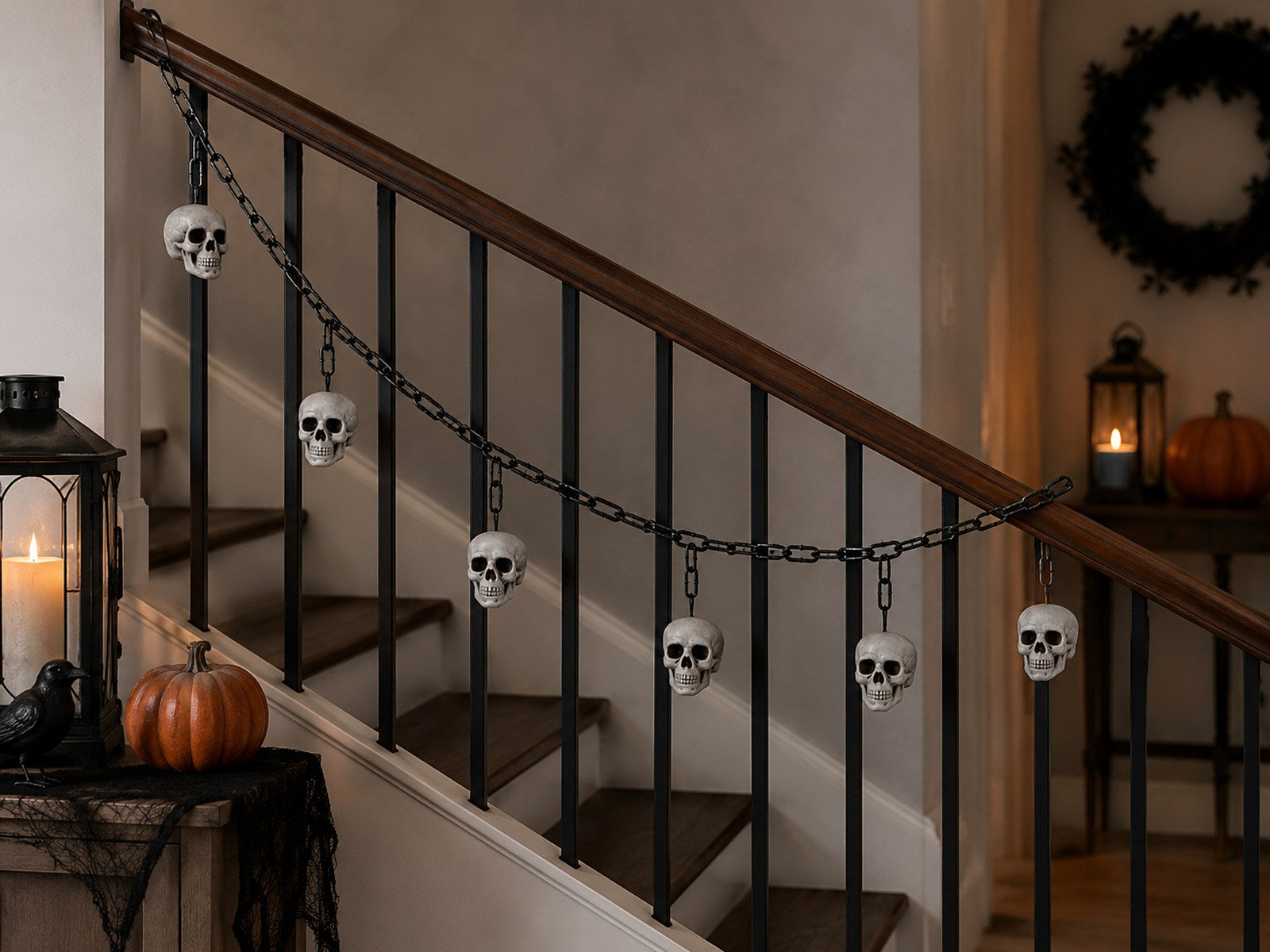 xl-totenkopf-girlande-177cm-halloween-deko-6-sch-del image 4