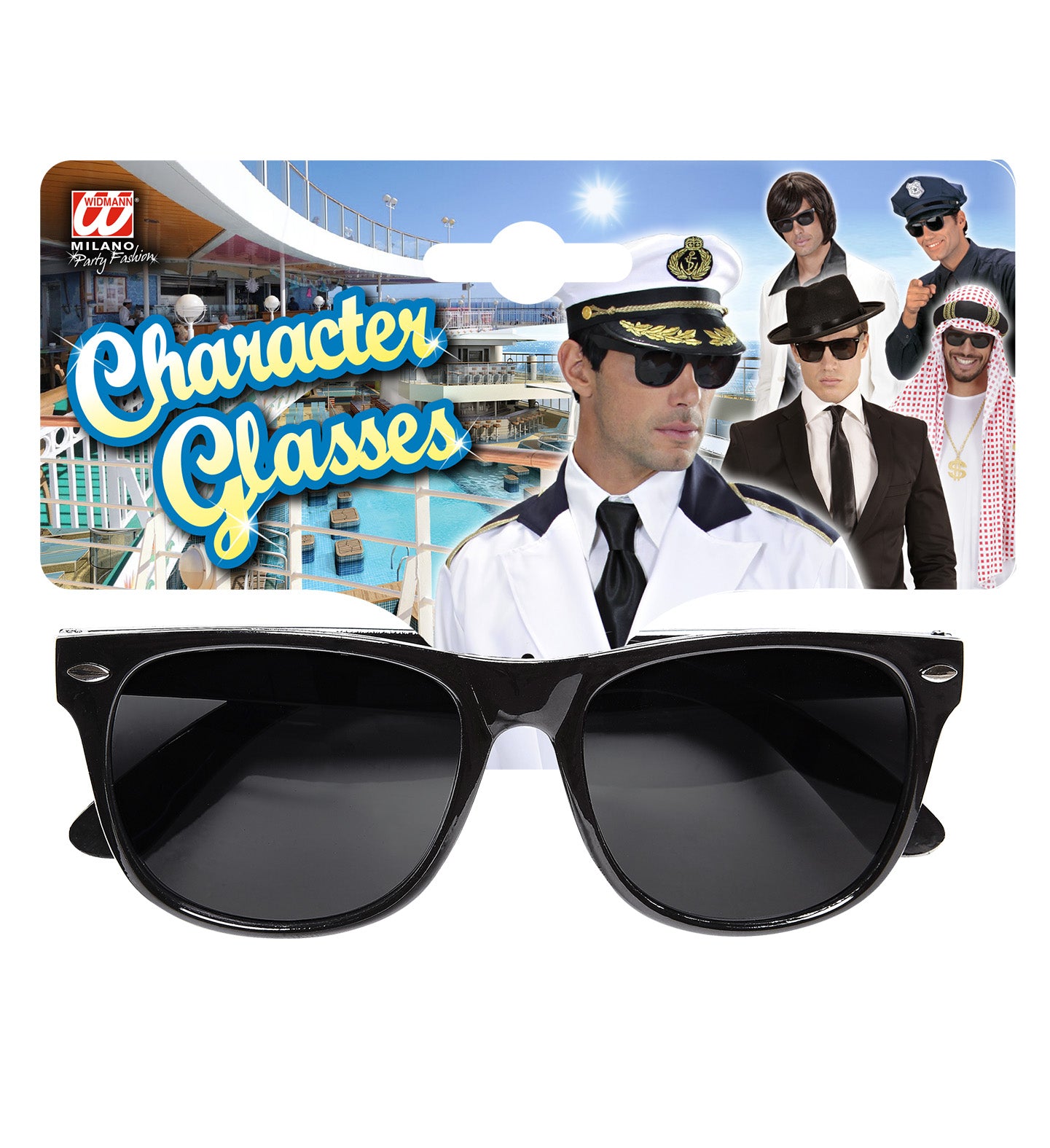 das-kost-mland-accessoires-partybrille-dunkle-gl-ser-schwarz-einheitsgr-e image 2