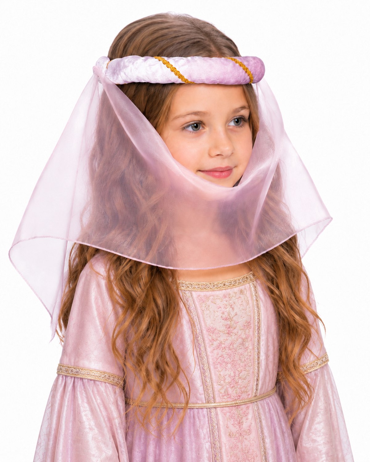 helena-mittelalter-haarband-rosa-mit-schleier-f-r-m-dchen image 5