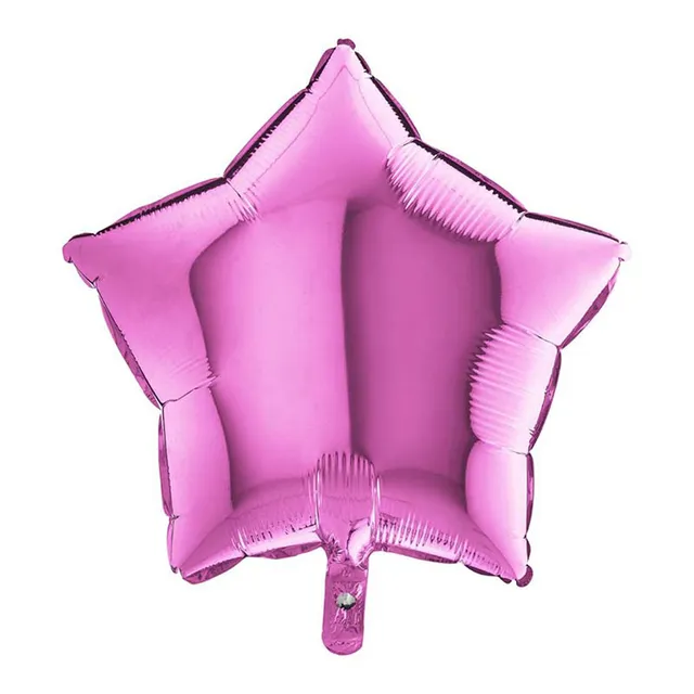 das-kost-mland-stern-folienballon-uni-fuchsia-46-cm image 1