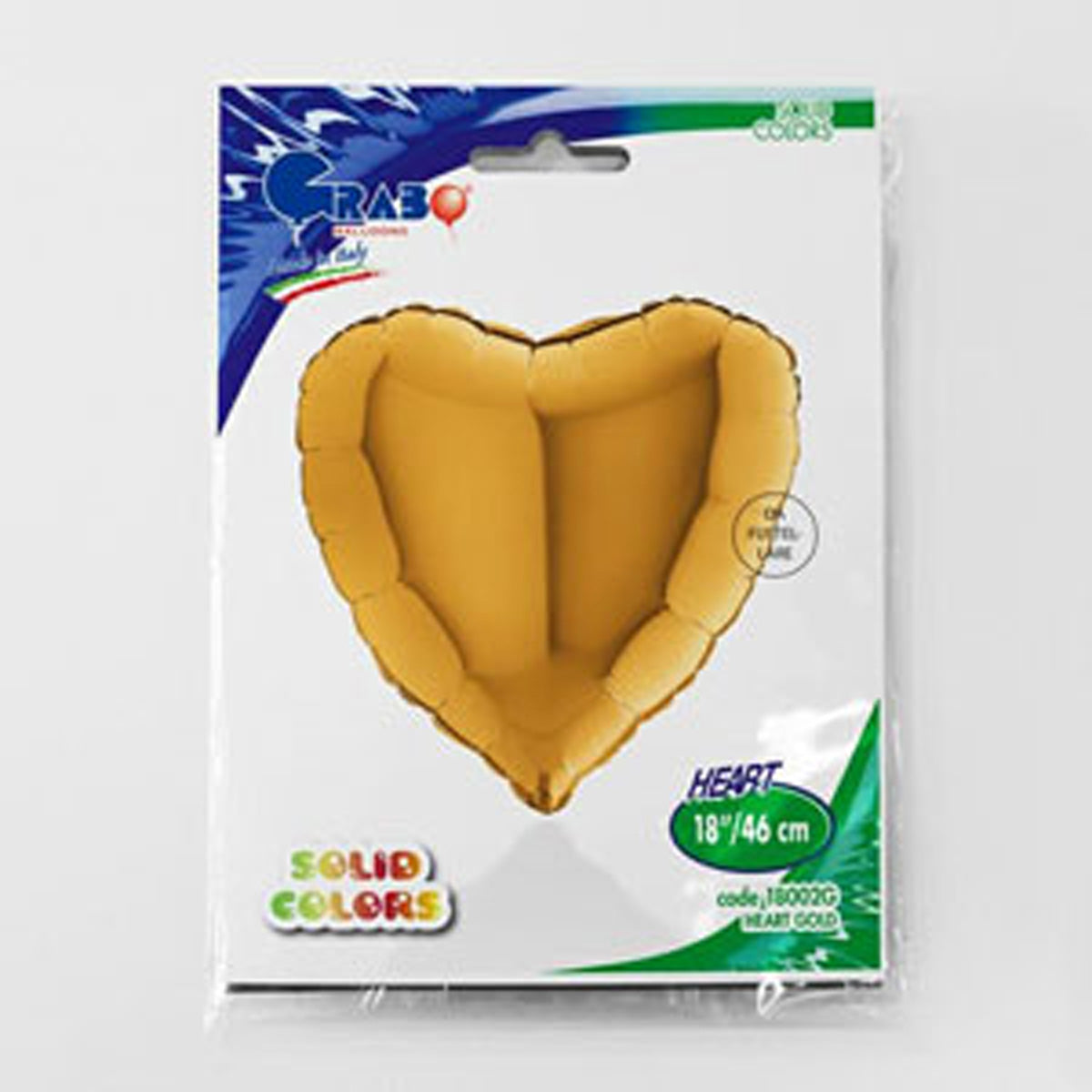das-kost-mland-dekorationen-herz-folienballon-46cm-gold-herzballon image 2