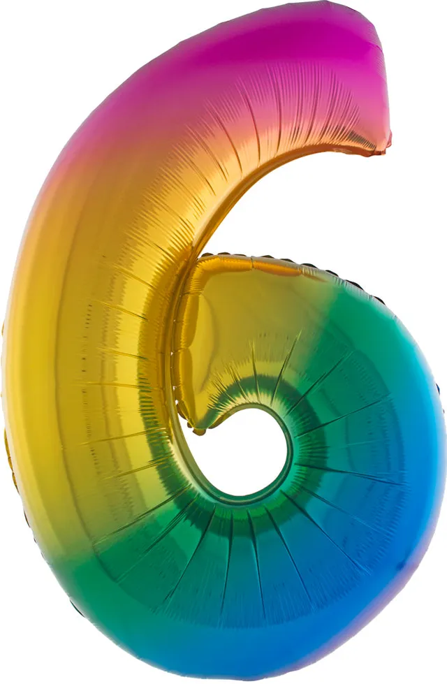 das-kost-mland-dekorationen-xxl-zahlen-folienballon-100-cm-regenbogen-6 image 1