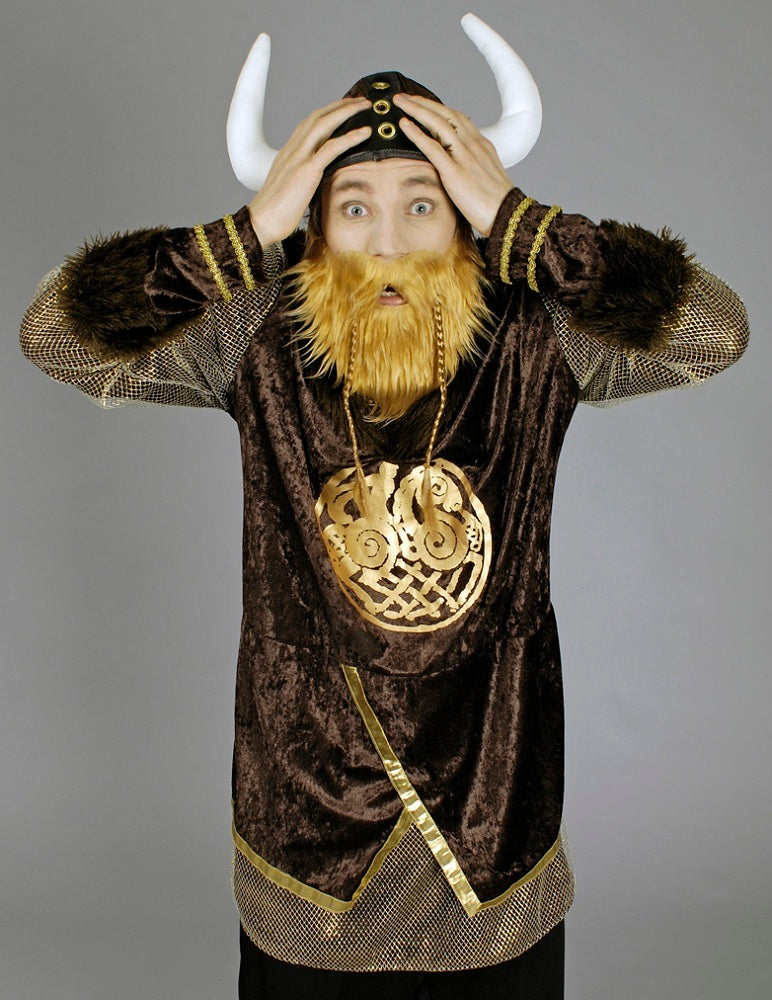 das-kost-mland-wikinger-ragnar-kost-m-herren-braun-gold-50-52 image 2