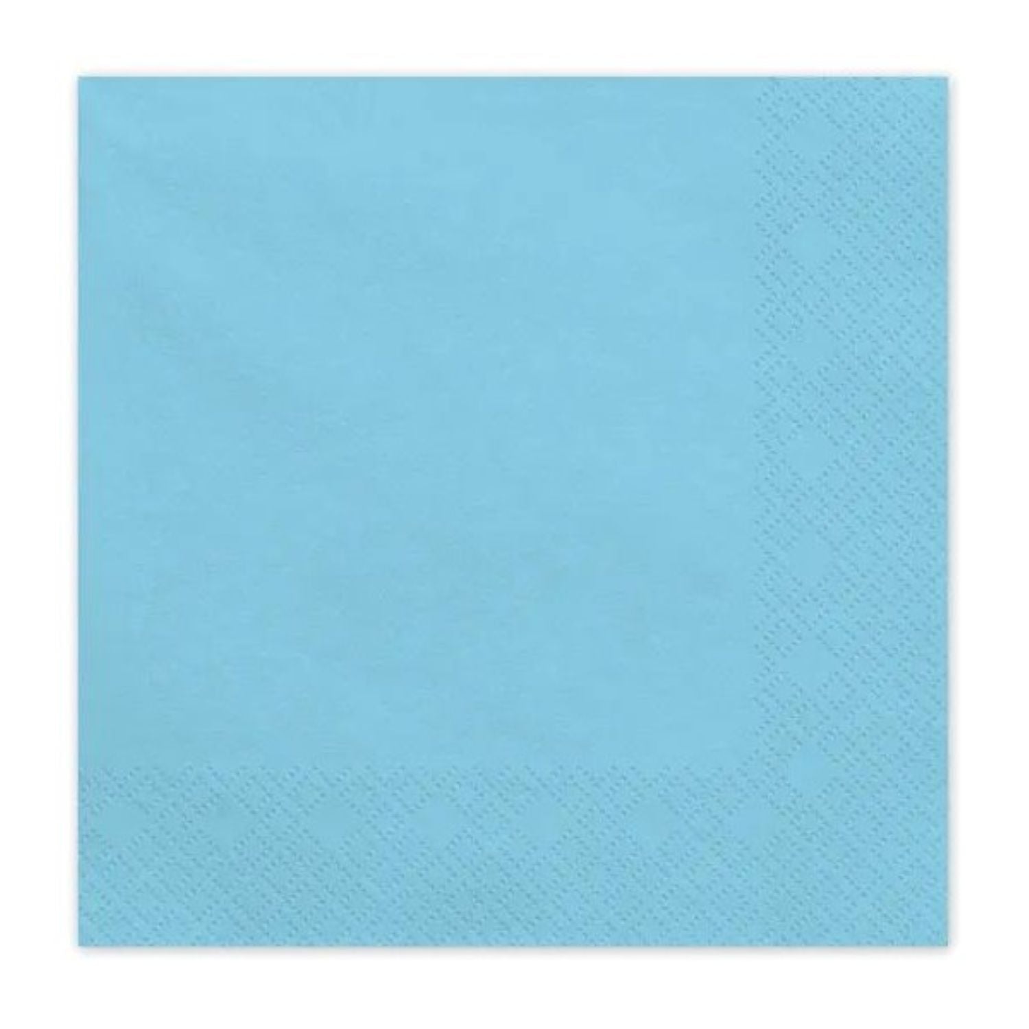 das-kost-mland-dekorationen-servietten-uni-hellblau-33x33cm-20-stk image 1