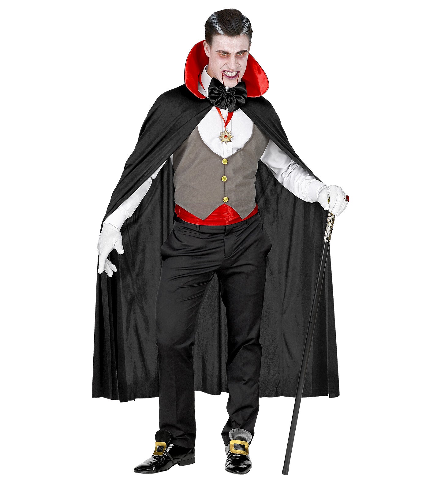 das-kost-mland-dracula-vampir-kost-m-herren-schwarz-rot-m-l image 3