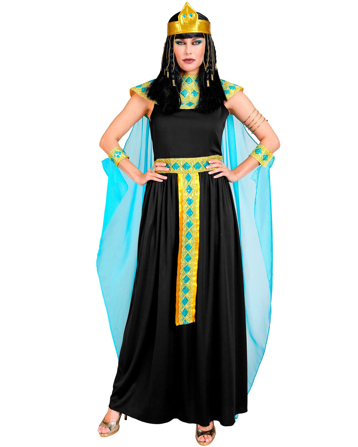 das-kost-mland-cleopatra-damenkost-m-5-teilig-schwarz-gold image 1
