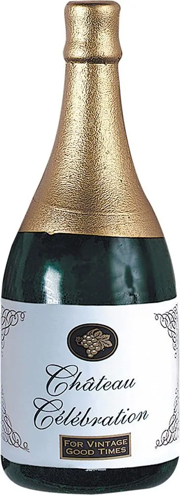ballongewicht-champagner-flasche-226-g-gr-n-gold image 1