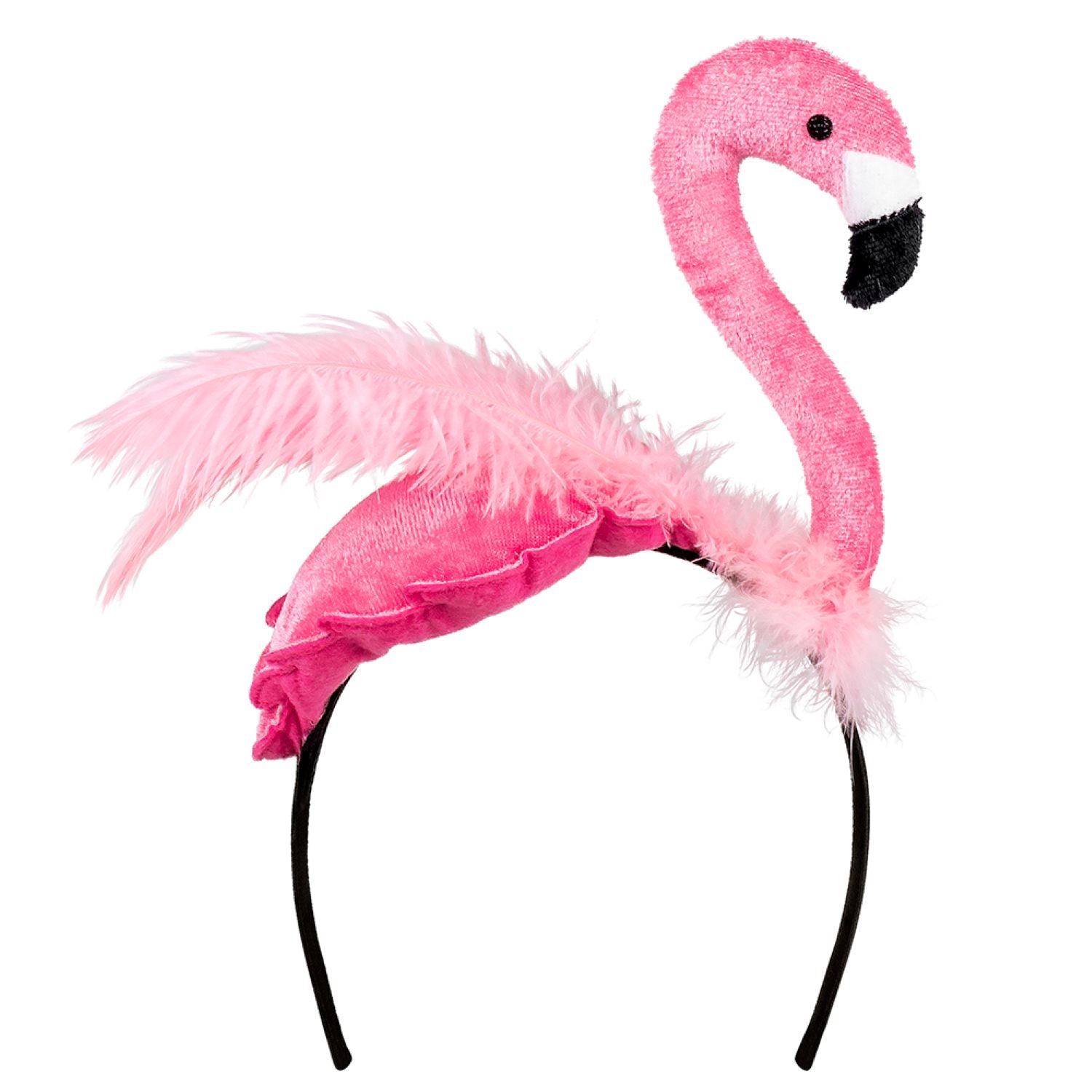 das-kost-mland-flamingo-diadem-haarreif-pink-erwachsene image 2
