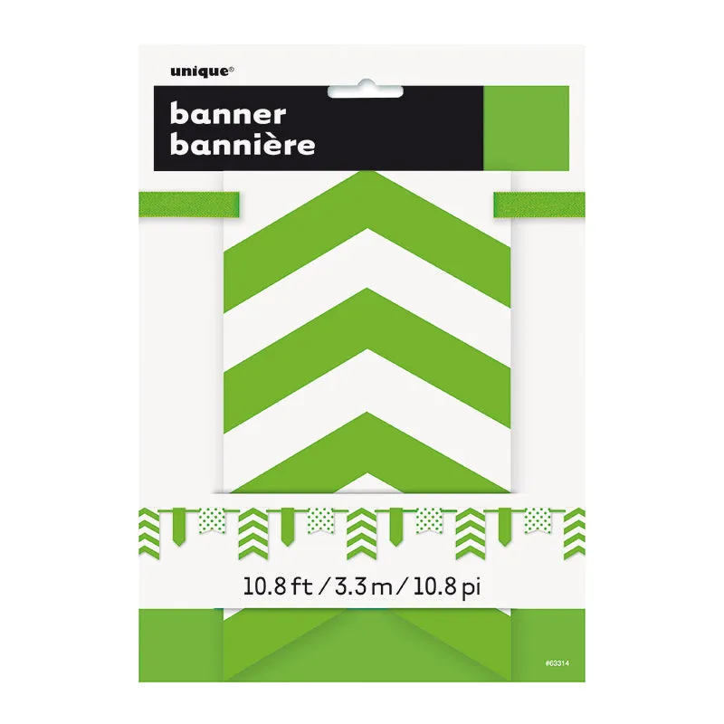 das-kost-mland-dots-stripes-banner-chevron-hellgr-n image 1
