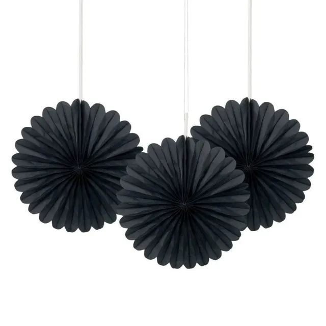 das-kost-mland-uni-dekof-cher-15cm-schwarz-3-st-ck-papier image 1