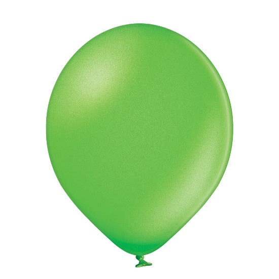 das-kost-mland-uni-metallic-luftballons-kiwi-25-stk-30cm image 1