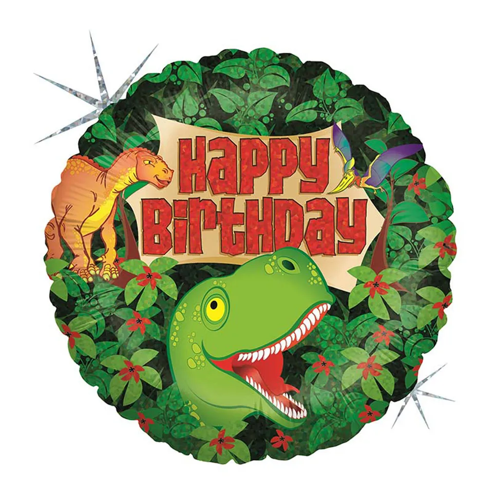 das-kost-mland-deko-folienballon-happy-birthday-dinosaurier-46cm image 1
