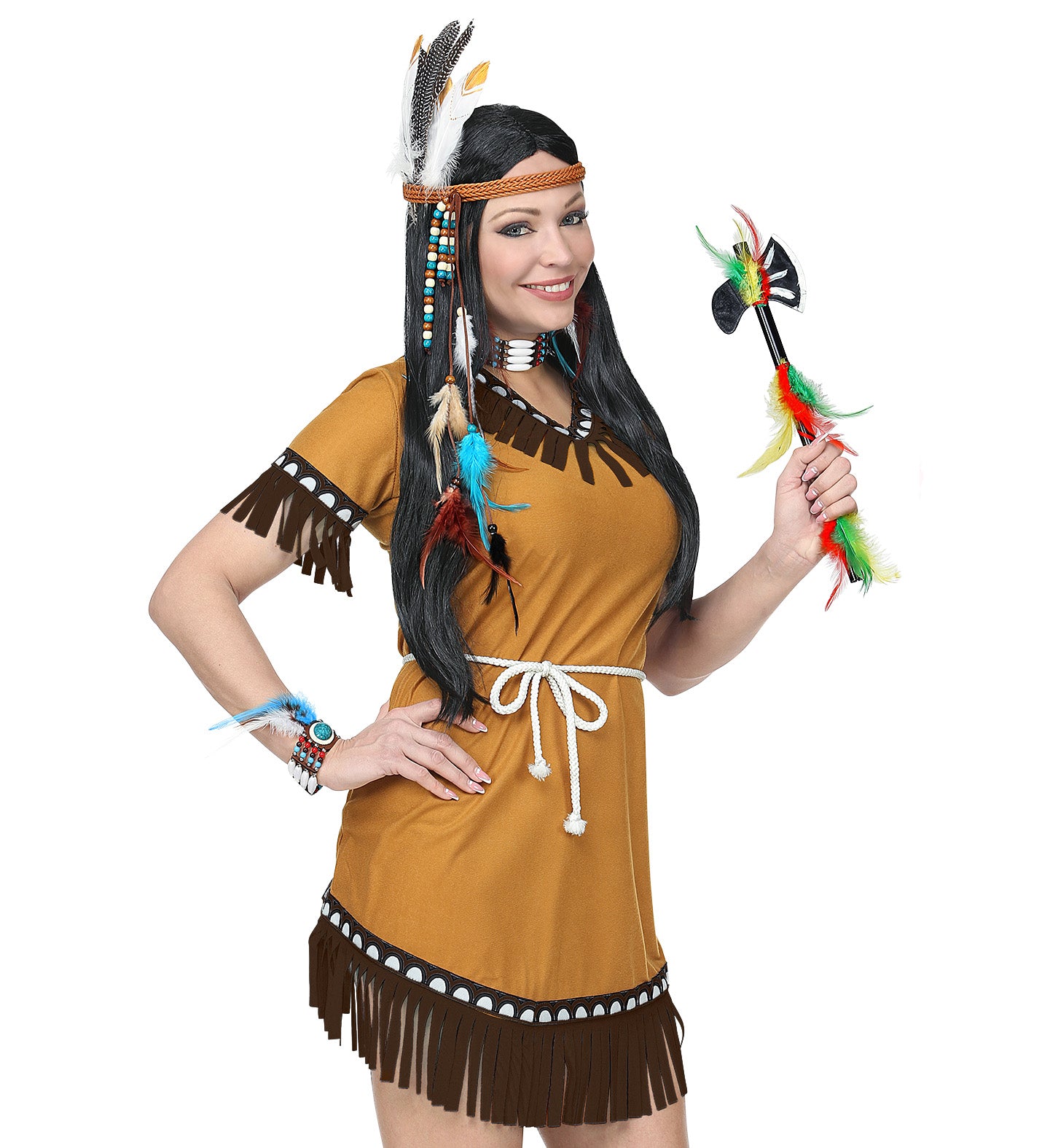 das-kost-mland-indianer-held-accessoire-set-verkleidung image 5