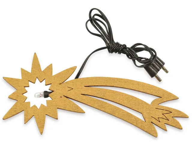 das-kost-mland-led-komet-holz-12-cm-gold-krippenstern image 1