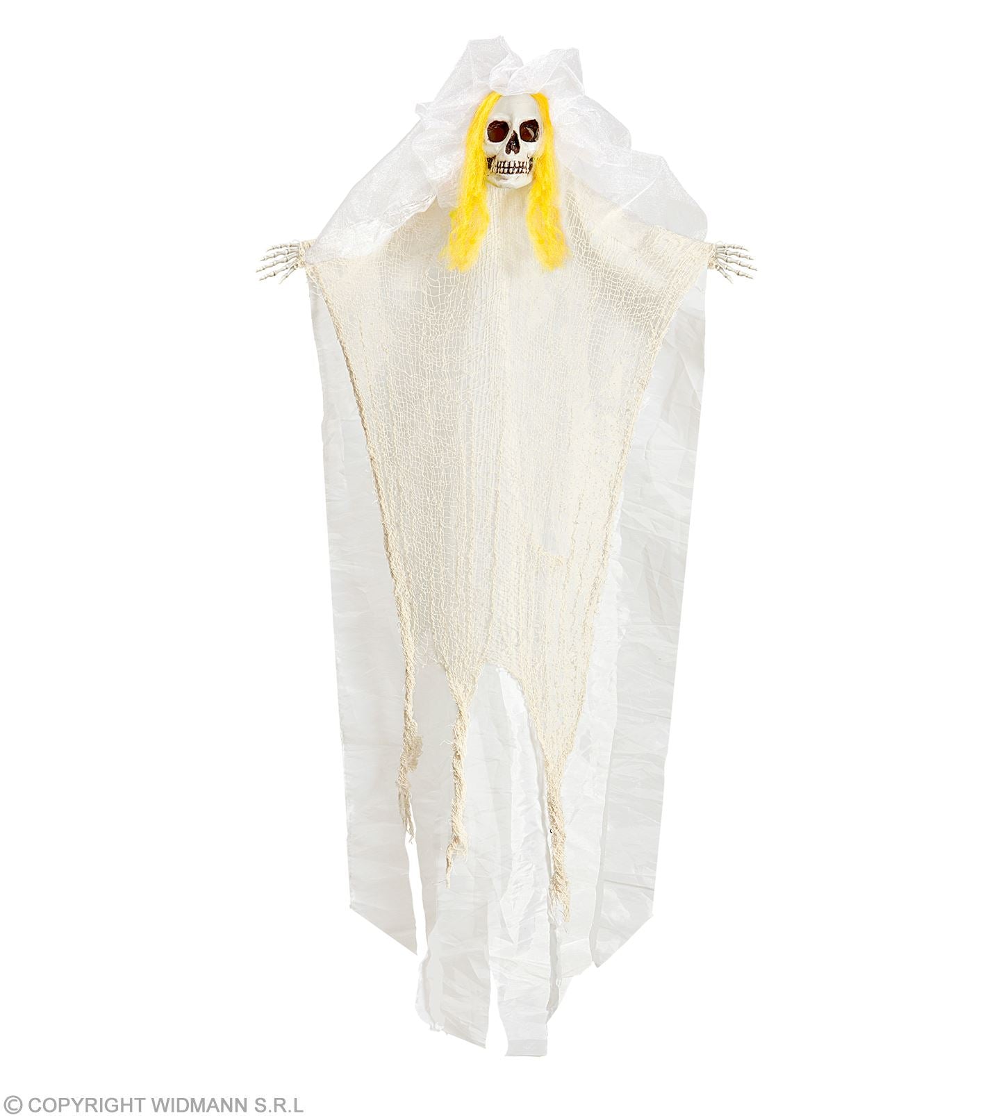 das-kost-mland-dekorationen-halloween-h-ngefigur-skelett-braut-105cm image 3