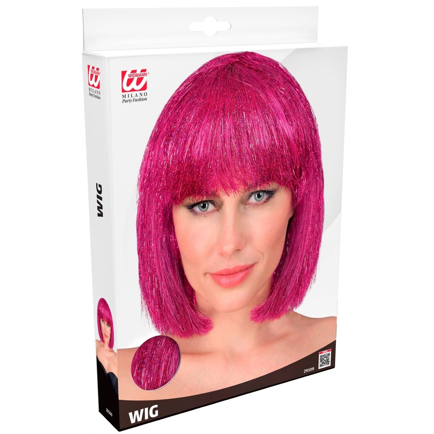 das-kost-mland-glitzy-bob-per-cke-damen-pink-mit-pony image 2