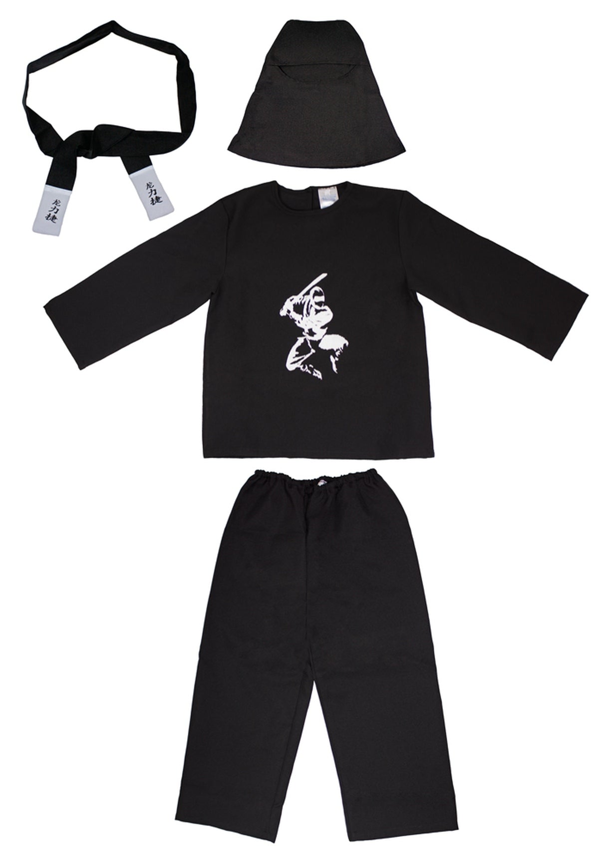 das-kost-mland-jungen-ninja-kost-m-kinder-4-tlg-schwarz-samurai image 7