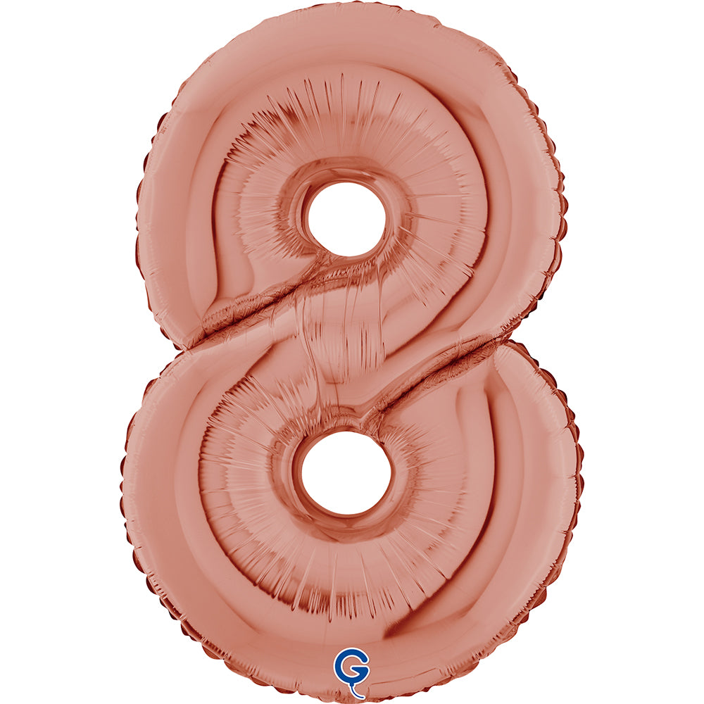 das-kost-mland-riesenzahl-folienballon-rosegold-66cm-8 image 2