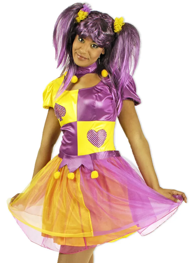 das-kost-mland-damen-clown-graziella-clownette-kost-m-tutu-gr-36-46 image 1