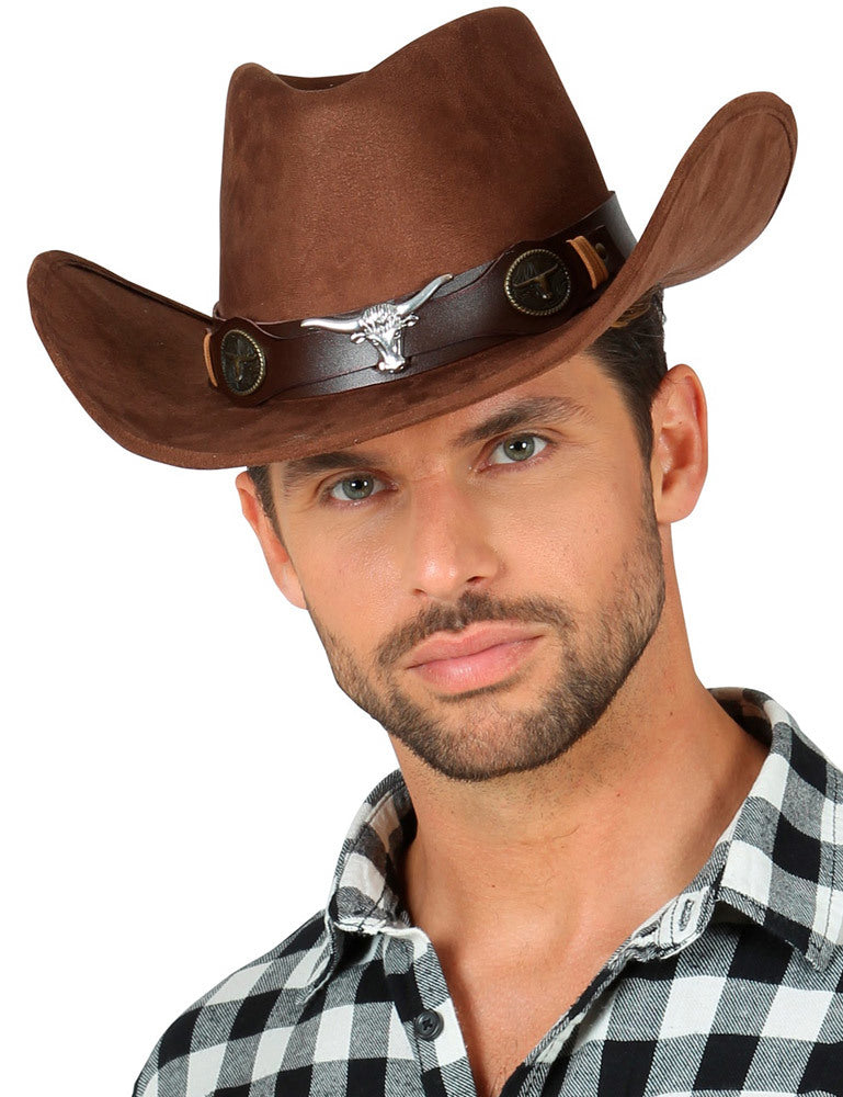 das-kost-mland-cowboy-hut-dallas-wildleder-look-braun image 3