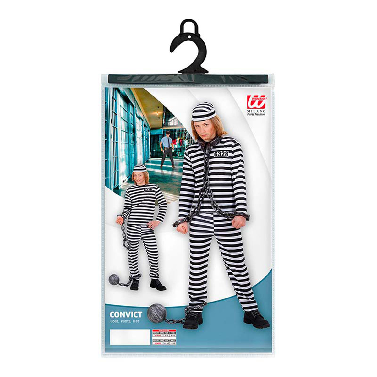 das-kost-mland-kid-str-fling-kost-m-schwarz-wei-gr-128-fasching image 3