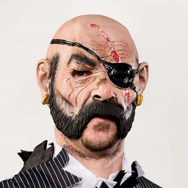 das-kost-mland-moving-mouth-maske-pirat-latex image 1