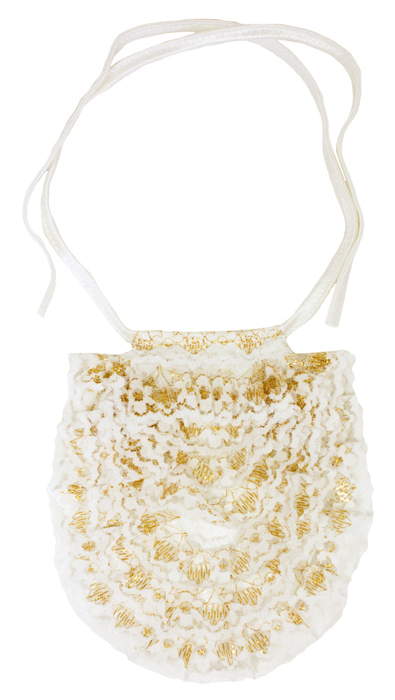 das-kost-mland-jabot-halskrause-barock-wei-gold-spitze image 1
