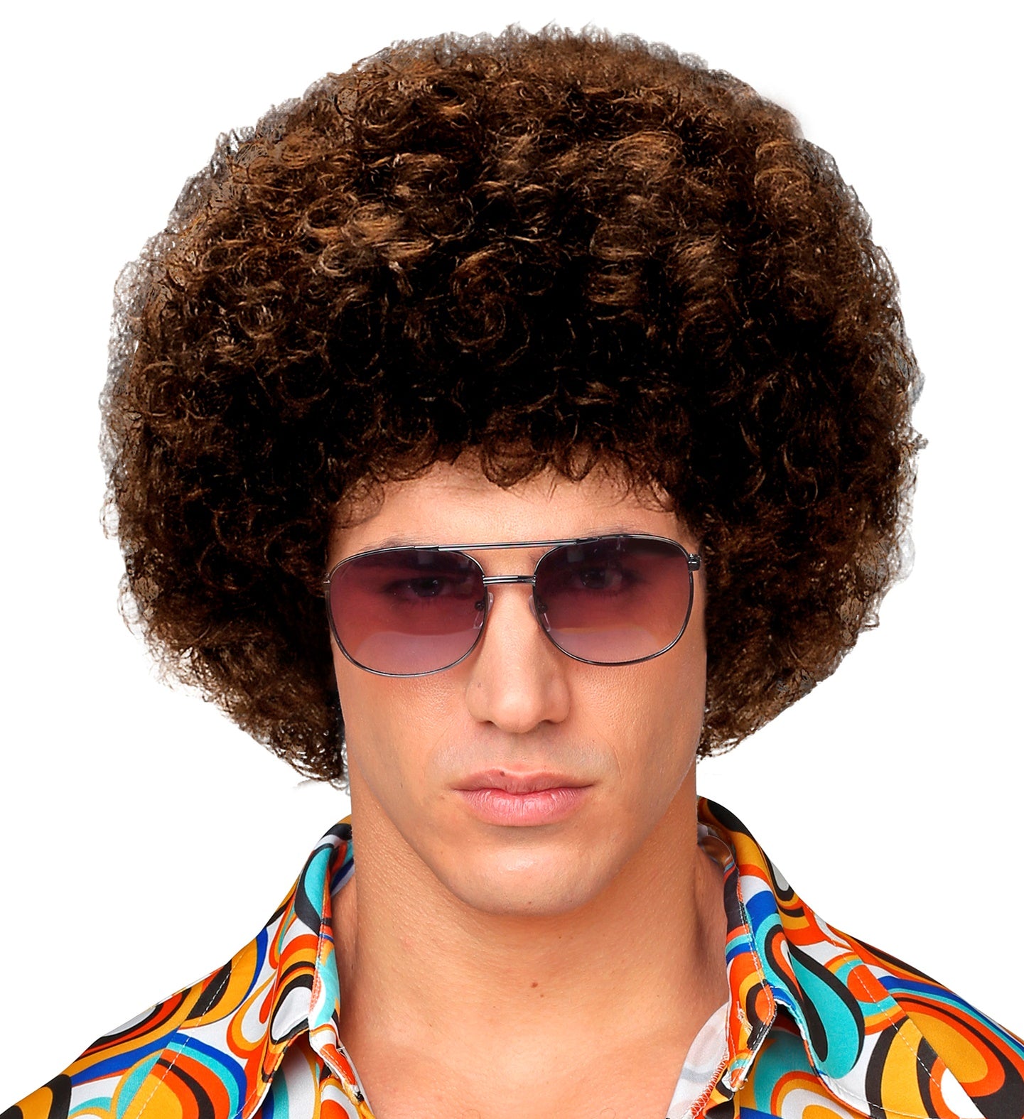 das-kost-mland-disco-per-cke-70er-jahre-afro-braun-erwachsene image 3
