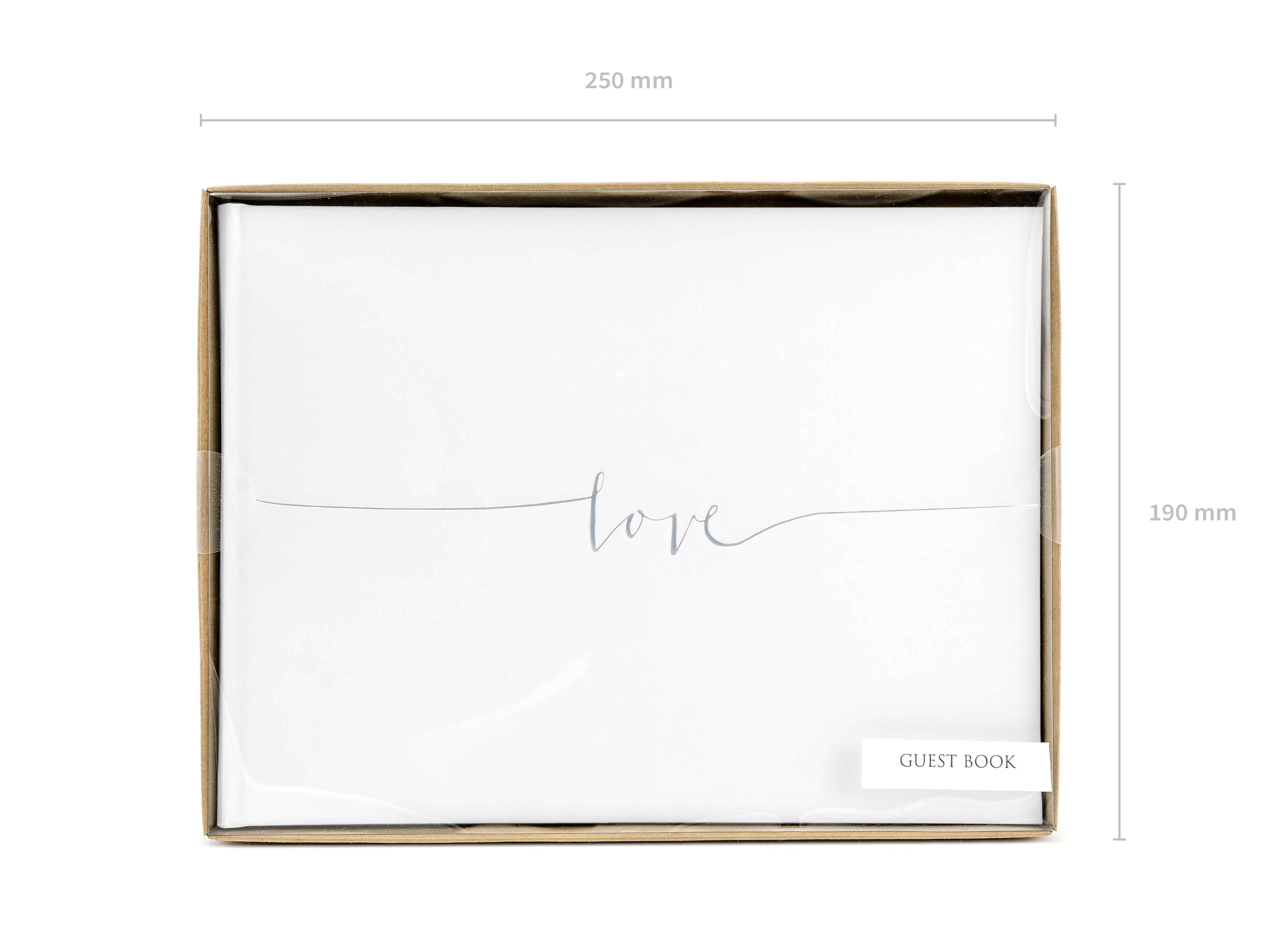 das-kost-mland-g-stebuch-love-silberschrift-hochzeit-deko image 4