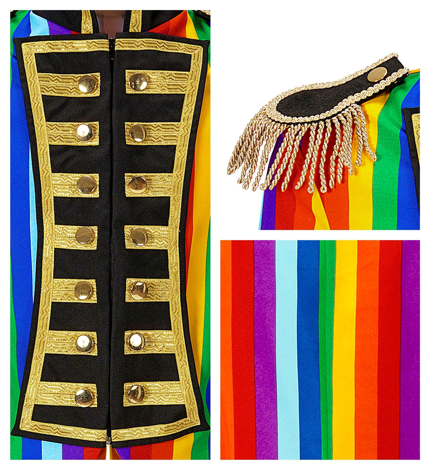das-kost-mland-damen-parade-frack-rainbow-kost-m-mehrfarbig image 4